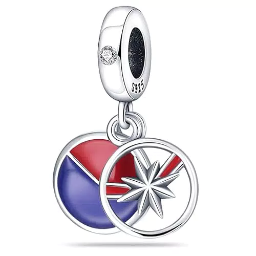 TINSLO Ciondolo in Argento Sterling 925 con Cubic Zirconia per Braccialetti