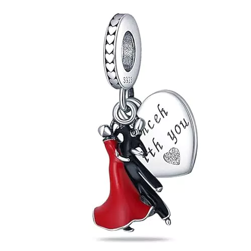 TINSLO Ciondolo in Argento Sterling 925 con Cubic Zirconia per Braccialetti