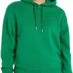 Tommy Hilfiger Felpa Donna Flag On Chest con Cappuccio