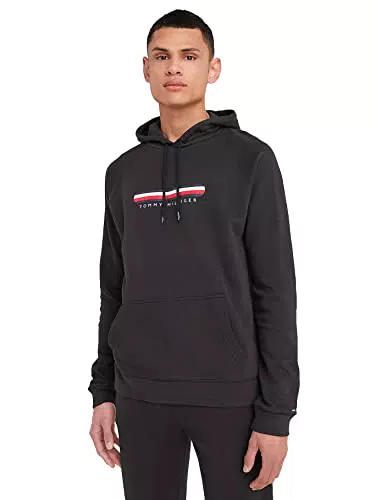 Tommy Hilfiger OH HOODIE, Maglione, Uomo, Black, M