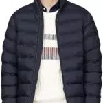 Tommy Hilfiger Giacca Trapuntata Mid Weight Stand Collar Uomo senza Cappuccio