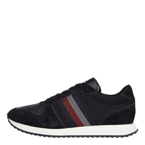 Tommy Hilfiger Sneakers da Runner Evo Mix Stitch Uomo Scarpe Sportive