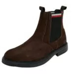 Tommy Hilfiger Stivaletti Chelsea Uomo in Pelle Scamosciata