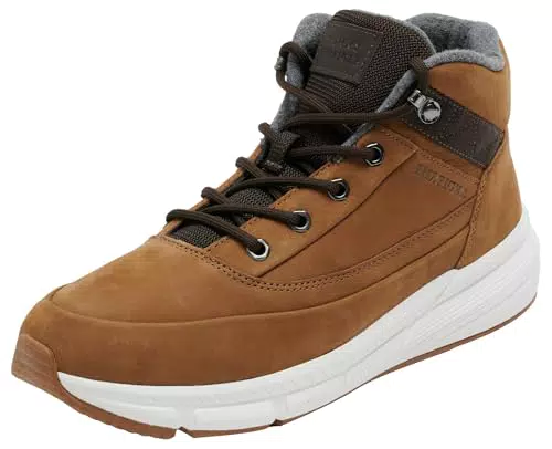 Tommy Hilfiger Stivali Uomo Warm Nubuck Hybrid in Pelle
