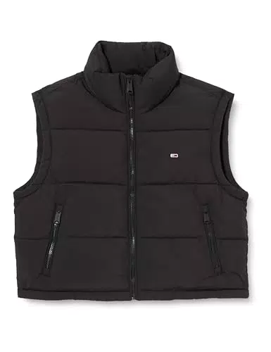 Tommy Jeans Gilet Essential Puffer Vest Corto per Donna