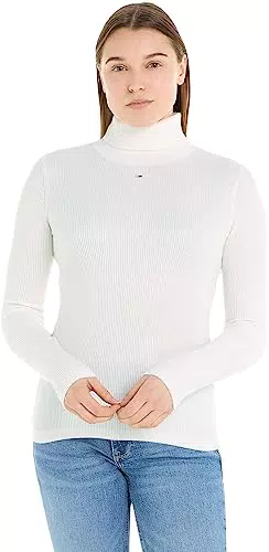 Tommy Jeans Pullover Donna Essential Collo Alto