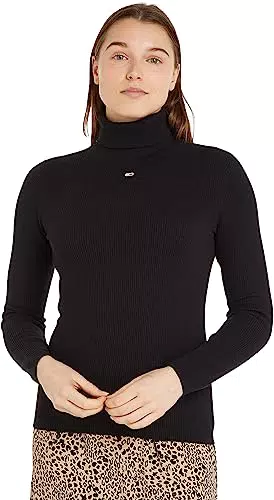 Tommy Jeans Pullover Donna Essential Collo Alto