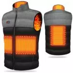 Tonfarb Gilet Riscaldato Uomo con 4 Zone e 3 Livelli di Temperatura