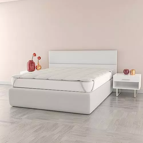 Sherpa Topper Trapuntato con Elastici Matrimoniale 160x195 cm