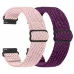 TumCez Cinturino Regolabile in Nylon per Orologio Samsung, Garmin, Fossil, Amazfit, Huawei