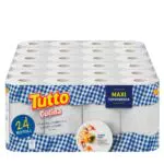 Tutto Cucina Maxi Rotoli di Carta 2 Veli Extra Assorbenti e Resistenti
