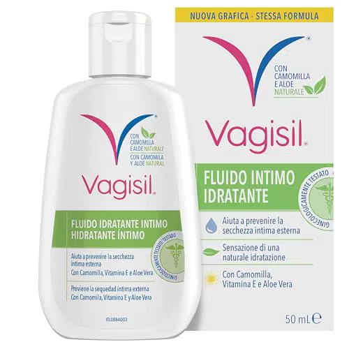 Vagisil Fluido Idratante Intimo con Camomilla, Vitamina E e Aloe Vera