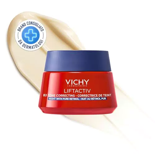 Vichy Liftactiv B3 Crema Notte Antimacchie per Pelli Mature e Luminose