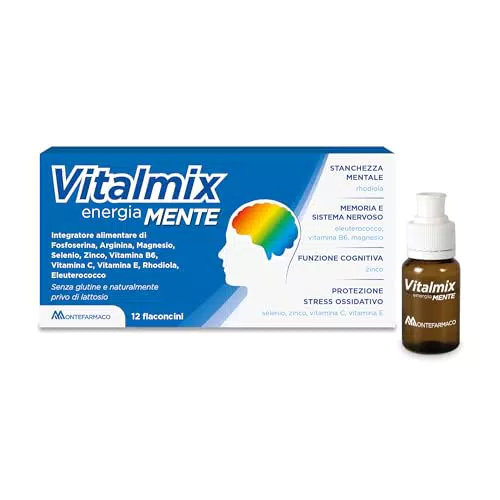 Vitalmix Mente - Integratore Energizzante per Stanchezza Fisica e Mentale