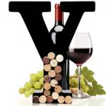 Monogram Cork Holder Letter Y - Regali per Amanti del Vino e Decorazioni per la Casa