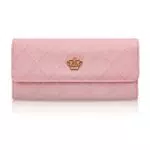 WisePoint Portafoglio Donna in Pelle PU, Grande e alla Moda per Viaggi e Shopping