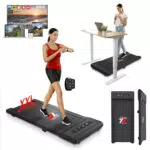 YM WPAD Tapis Roulant Elettrico Slim con App KINOMAP e Telecomando Bluetooth