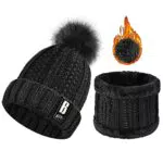 Yuson Girl Cappello Invernale e Berretti in Maglia con Sciarpa per Donna