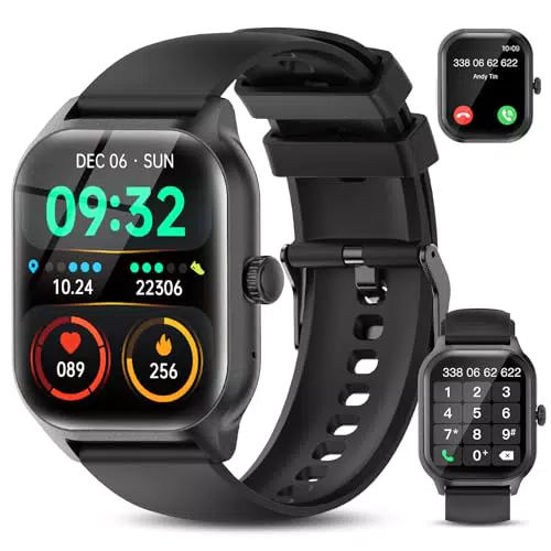 Zaisia Smartwatch Uomo e Donna con Chiamate, Modalità Sportive e Monitoraggio Fitness