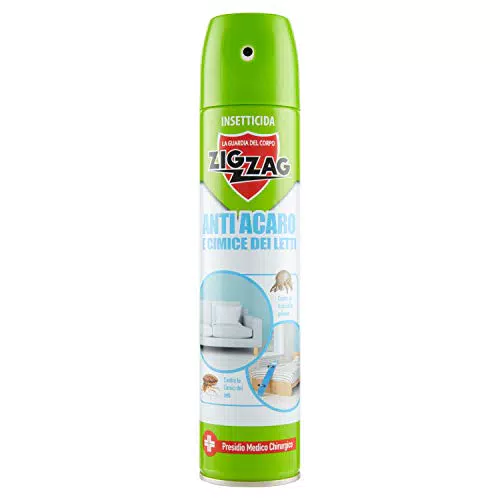 Zig Zag Spray Anti Acaro e Insetticida per Materassi e Divani 300ml