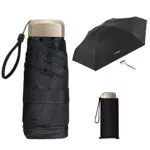 ZOCONE Ombrello da Viaggio Ultraleggero e Compatto, 100% Impermeabile e UV Resistente