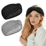 Fascia Capelli Invernale Donna in Lana Lavorata a Maglia - Cerchietto Spesso