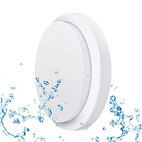 ANWIO Plafoniera LED Impermeabile Rotonda 13W 980LM per Esterni IP54