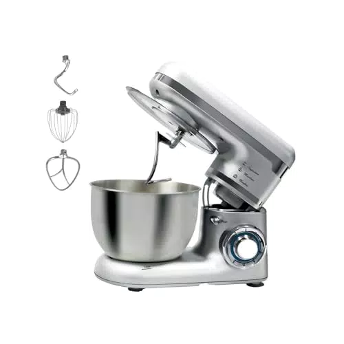 Avilia Impastatrice Planetaria 4,5L, 1000W, 6 Velocità e Tasto Pulse