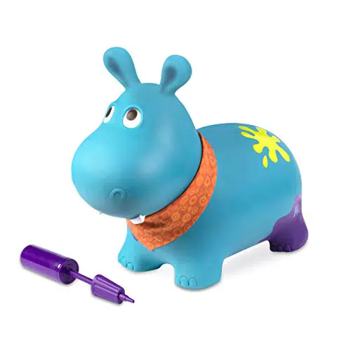 B. toys Ippopotamo Gonfiabile Cavalcabile con Pompa Inclusa per Bambini