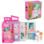 Barbie Casa delle Vacanze - Playset con Cucina, Bagno e Soggiorno, HRJ76