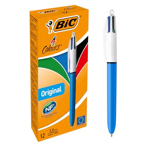 BIC Penne Multicolore a Sfera, Cancelleria per Scuola e Ufficio, Punta Media