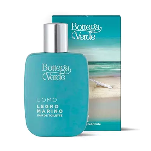 Bottega Verde Legno Marino Eau de Toilette Uomo - Fragranza Fresca e Speziata