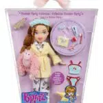 Bratz Meygan - Bambola Slumber Party con pigiami, peluche e accessori