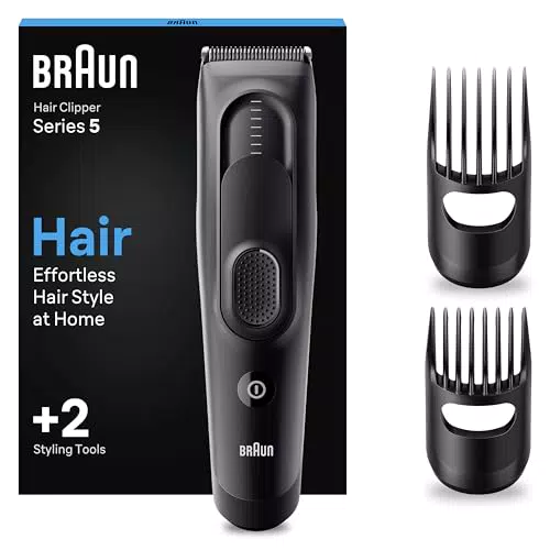 Braun Series 5 Tagliacapelli Uomo, Con 17 Impostazioni Di Lunghezza
