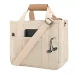 Bvdfgk Borsa tote in tela da donna con multi tasche e grande capacità