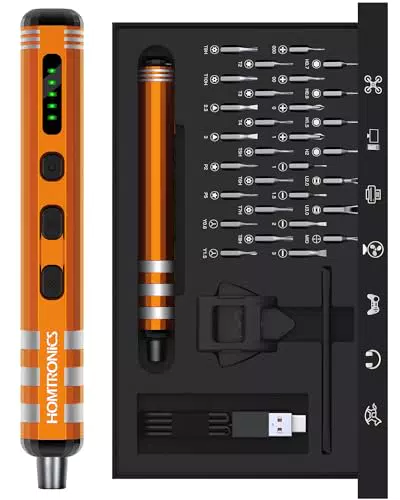 Homtronics Cacciavite Elettrico di Precisione Regolabile per Laptop e Smartphone