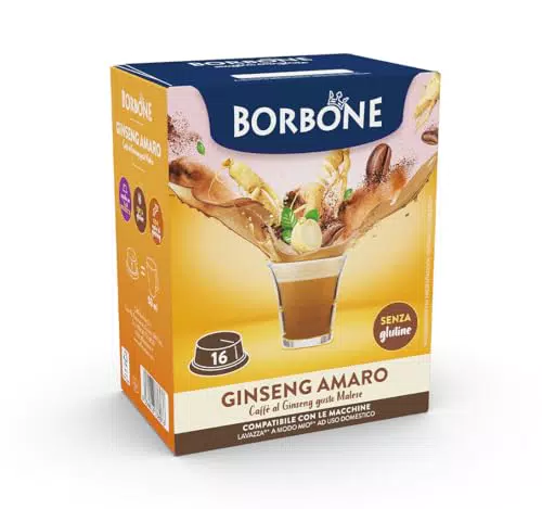 Caffè Borbone Ginseng Amaro - Capsule Compatibili Lavazza A Modo Mio