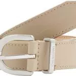 Calvin Klein Cintura CK Must Metal Loop in Pelle 2.5 cm