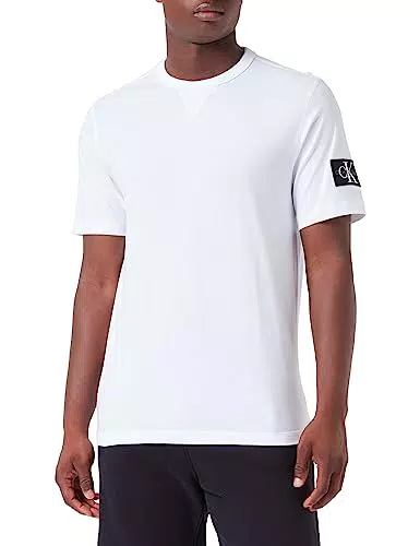 Calvin Klein Jeans Badge Regular Tee - Top in Maglia a Maniche Corte