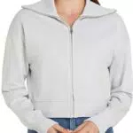 Calvin Klein Jeans Felpa con Cerniera Donna Modello Diffused Monologo