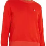 Calvin Klein Jeans Felpa Donna Badge Crew Neck senza Cappuccio