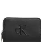 Calvin Klein Jeans Sculpted Med Zip Around Deboss Portafoglio Donna