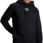 Calvin Klein Jeans Felpa Uomo Monologo con Cappuccio