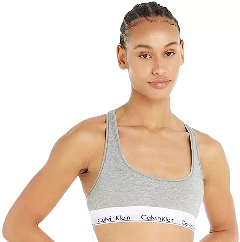 Calvin Klein Reggiseno Bralette Sportivo Unlined per Donna