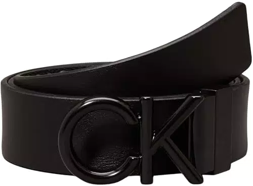Calvin Klein Cintura Metal Bombe Mono Reversibile