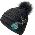 Cappello Bluetooth Donna con Pompon - Berretto con Cuffie Stereo Bluetooth 5.2