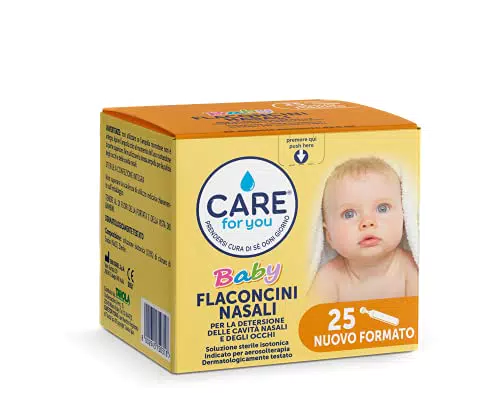 CARE for you Flaconcini Nasali Baby - Lavaggio Nasale per Bambini e Neonati