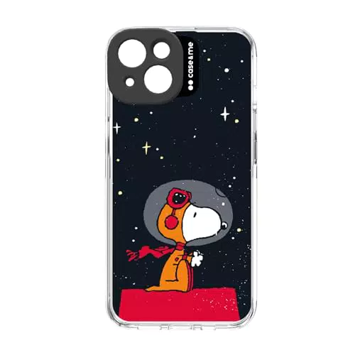 Case&Me Cover per iPhone 13 a Tema Peanuts con Protezione Fotocamera e Tasti