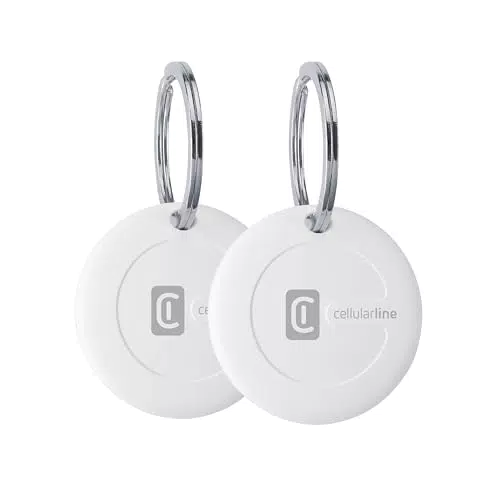 Cellularline TRACY - Trova oggetti compatibile con Apple iOS Find Me, resistente all'acqua