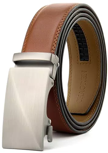 Cintura Uomo in Pelle con Fibbia Automatica 35mm - Trim Regolabile